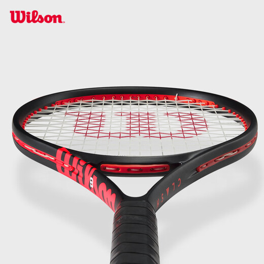 Wilson Wilson 2025 all-carbon one-piece professional tennis racket CLASH TEAM 103 V3.0 small black racket