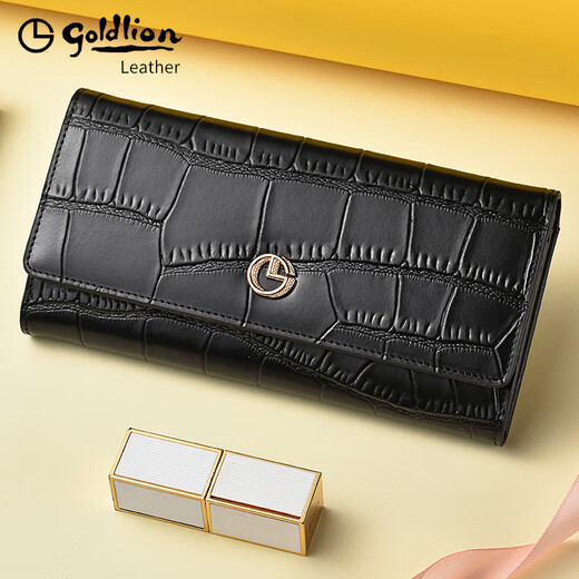 Jinlilai Offizielle Flaggschiff -Brieftasche für Frauen Langes Krokodilmuster Echtes Leder Damen Clutch 2025 Neue Tasche Trendy Modehand [weiß] Offizielle gefälschte gefälschte feine zehn kostenlose Versand