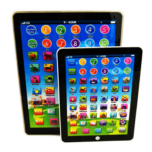 Strictly selected new lighting tablet early education learning story machine children's point reading machine mini toy Beijing selection new English version random (169G)
