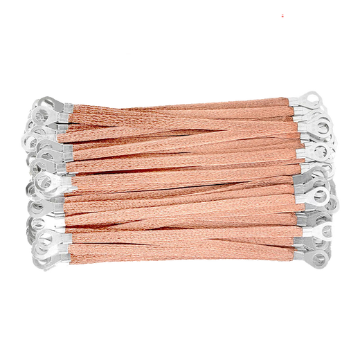 Zhizhan Xuxin bridge grounding cable soft copper jumper 2.5 square meters 18mm in the nose hole of the wire at both ends