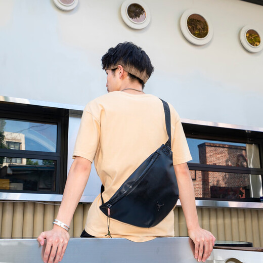 耐克（NIKE）斜挎包jordan运动腰包男女款黑色单肩胸包小包潮牌运动包 JD2133038GS-001 MISC