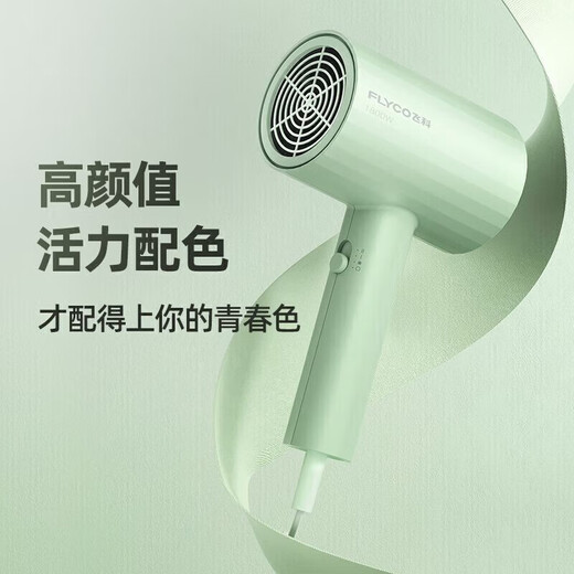 Feike Hair Dryer Door Home Hair Dryer négatif Ion Clain Care Clain Hair Dryer n'endommage pas la température constante de la température rapide à séchage rapide Double surchauffe la protection 1800 W
