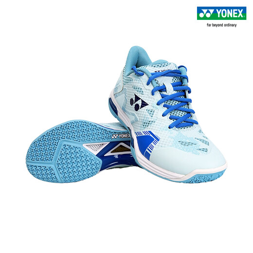 YONEX/Yonex SHBELZ3WEX wide version stable badminton shoes for men and women yy light blue 40