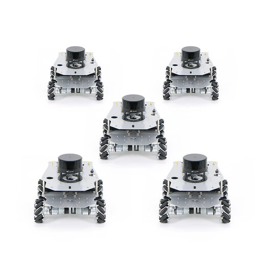 WHEELTEC ROS2 ROBOT Multi-Machine Formation Cluster Control Multi-Corning Control Полностью с открытым исходным координатом McNam Wheel Wheel Car Map Navigation Deepseek High-end с полным приводным шасси с тремя автомобилями Raspberry Pi 5 8GB+M10p радар