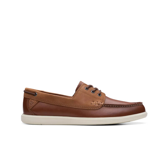 Мужская обувь Clarks для летних удобных шнурных туфлей. Случайные туфли Bratton Boat Overseas Direct Mail 26181273 41