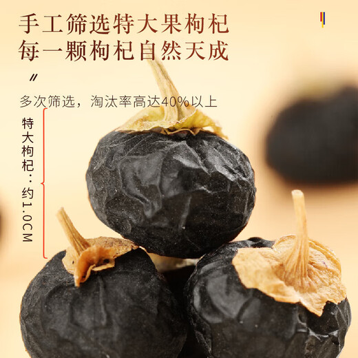 Fudonghai Black Wolfberry 306g Gift Box (18 Cans) New Year Goods Practical Nourishing Qinghai Gift for Parents and Elders Group Purchase