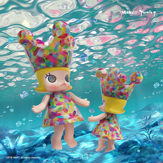 Pop Mart POPMART MEGA Collection ROYAL Princess Crown MOLLY1000%400%Featured Trendy Toy Ornaments Bubble 1000%(90cm)