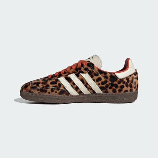 Adidas (adidas) SAMBA clover gift to girlfriend casual shoes women's shoes leopard brown JI2734 38