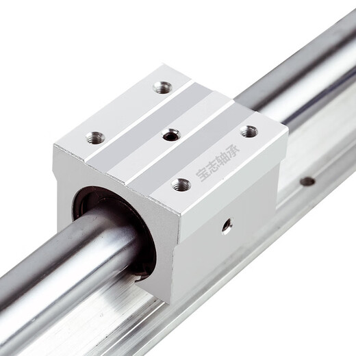 Yuan Family SBR Linear Guide Schiene Zylindrische Präzision mit Aluminiumhalterung optischer Achse Schieberegler Hochleistungs -Holzbearbeitungssägenschieber 12162 Schwarz