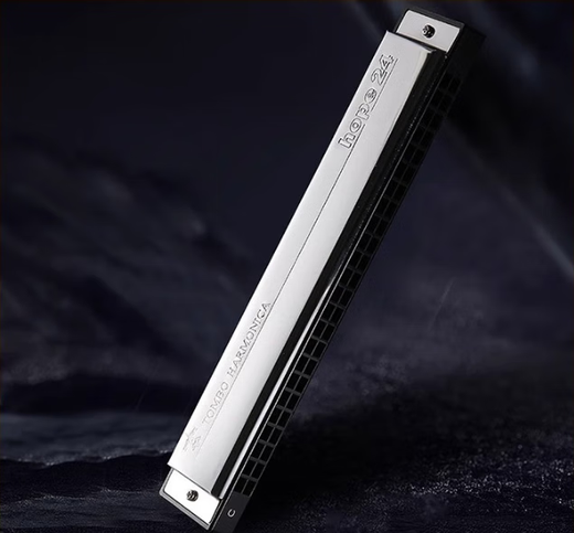 Tongbao Japan Tombo24 Hole Polyphonic Harmonica 6624 Классическая модель моделя для детей взрослых и женских упражнений для взрослых и женщин.