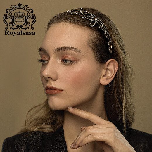Royal sasa royal salsa headband hair accessories simple hairband face wash headband rhinestone hairpin hairpin bangs clip adult head accessories