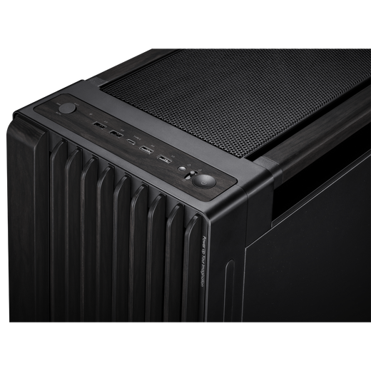 华硕ProArt创艺国度PA602白蜡木铁韵版机箱 红外灰尘检测/免工具拆装/电源按键锁/PWM一键设置