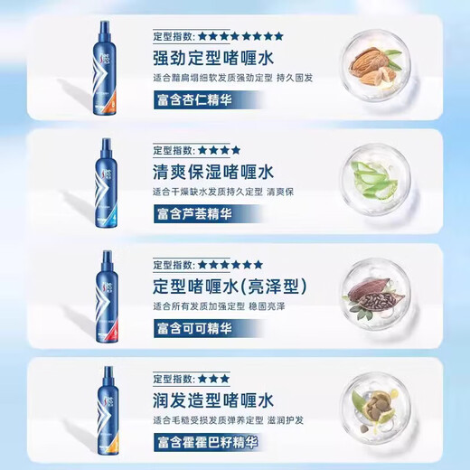 美涛发胶定型清爽保湿啫喱水600ml啫喱膏男士整理碎发神器小美盒