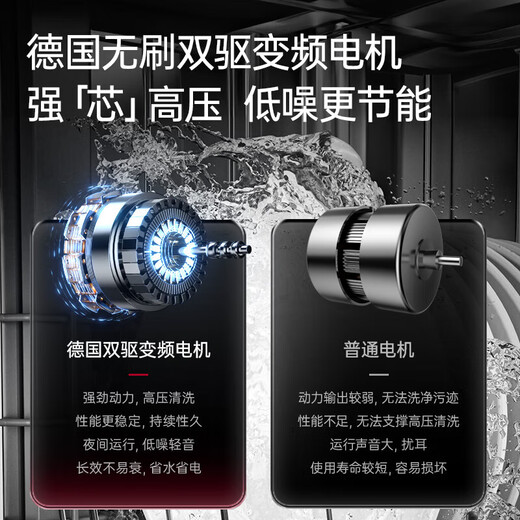 EdenPURE discounts are available anytime, grab it quickly D2 dishwasher built-in 17 sets three-layer large capacity five-arm cleaning 120 four-membrane hot air drying five-star disinfection first-class water efficiency