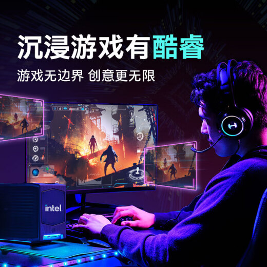 影驰 Intel i3 12100F/RTX3050/GT1030组装台式机办公网课网游/炒股/设计/收银游戏电脑主机 配置四12400F/512G/RTX3050