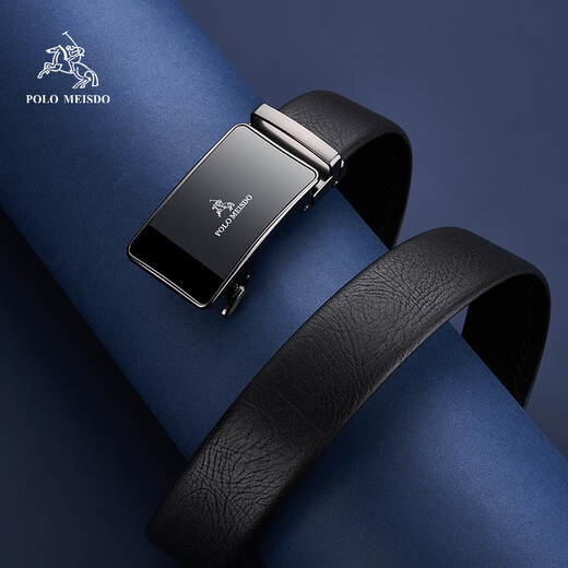 
Paul Meisid men's belt, men's genuine leather automatic buckle belt gift box OCC birthday gift for boyfriend, husband and father
