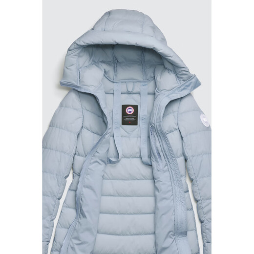 Canada Goose Clair Veste en étiquette blanche pour femmes Veste décontractée extérieure grande veste d'oie 2331ww 854 Dawn Blue S