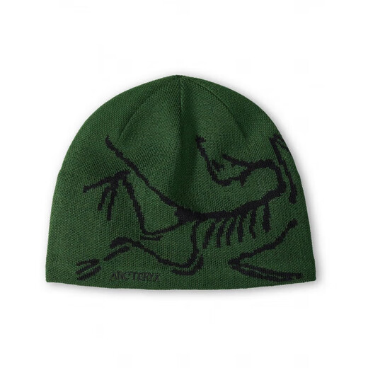 Archaeopteryx Vogelkopf Toque Universal Blended Woll Kapuzenhaube randlose Haube Kapuze Phantasm / Euphorie One Size (55-60 cm Kopfkreis)