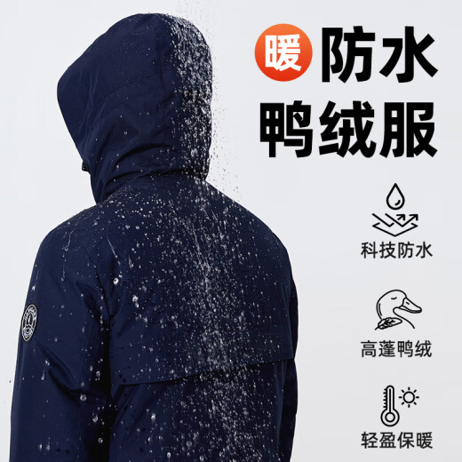 Navigare italiano pequeño velero chaqueta con capucha para hombres para invernal a prueba de viento y cálida ropa de moda al aire libre a prueba de frío.