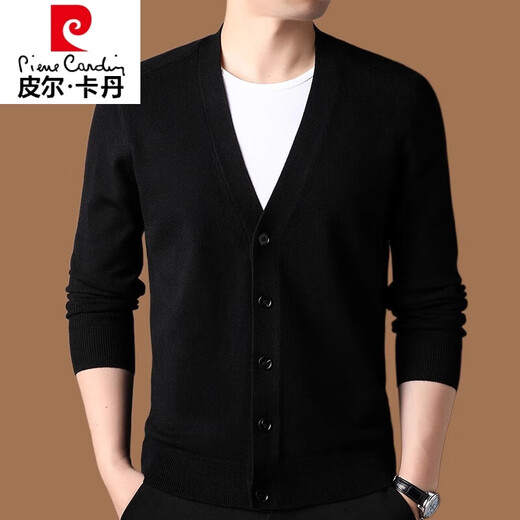 
Pierre cardin [100% cashmere] Spring and autumn cardigan men's pure cashmere V-neck jacket cashmere sweater new style sweater light gray 6217-pure cashmere 3XL 185 Recommended 160-175Jin [Jin equals 0.5 kg]