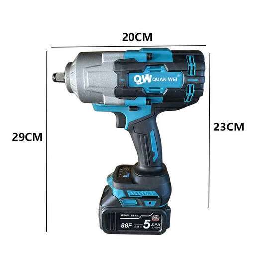 XMSJ brushless electric wind cannon large torque pneumatic wrench small wind cannon sleeve tool lithium electric cannon 2000 Nm 88F one electric one charge 2000NM) 10c (5009