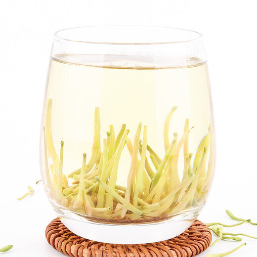 
Yibai Honeysuckle Tea Herbal Tea Selection with Fluffs, You can use wolfberry chrysanthemum tea soaked in water to drink health tea 40g