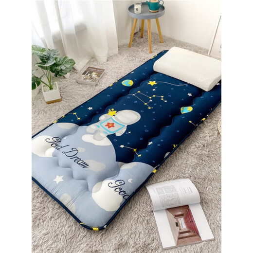 Yusen Yiwu Day Care Mattress 70x170 Student Dormitory Thickened Mattress Foldable Tatami Single and Double Bunk Bunk Sheep Velvet - Gray (Non-Slip) Thickened 6cm 70*170cm Kindergarten