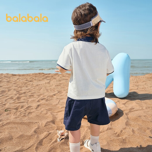 Balabala bébé à manches courtes Summer Boy Polo Polo Set 2025 Fashion Trendy and Cool 209225119102
