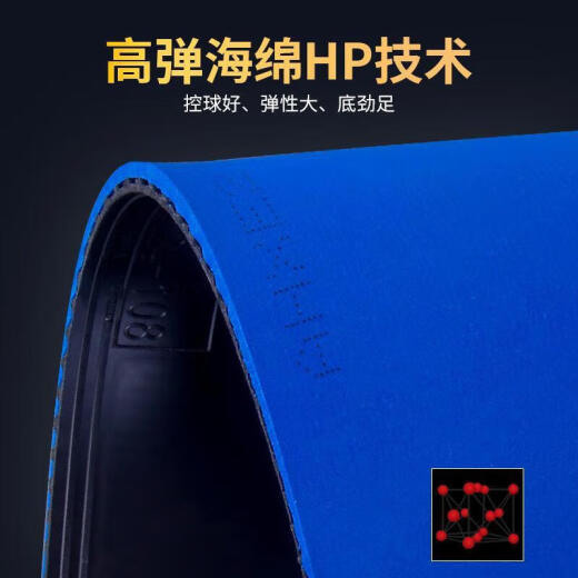 7292025新品狂飙3省狂乒乓球胶皮狂飚3乒乓球拍反胶套胶省套蓝 省狂蓝海绵硬39-厚-2.15 黑