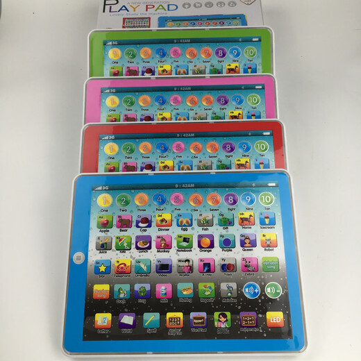 Strictly selected new lighting tablet early education learning story machine children's point reading machine mini toy Beijing selection new English version random (169G)