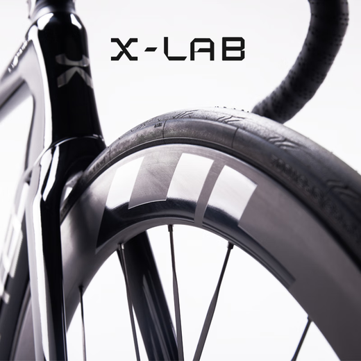 X-LAB wind-breaking road bike AD8 Xiaolabao carbon fiber broken frame wheel set oil disc electronic transmission road bike Black Warrior (UL50 wheel set) S