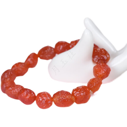 Shien Natural Alxa Gobi Agate Raw Stone Bracelet Raisin Candy Heart Colorful Bracelet Colorful Jade Bracelet for Men and Women Colors