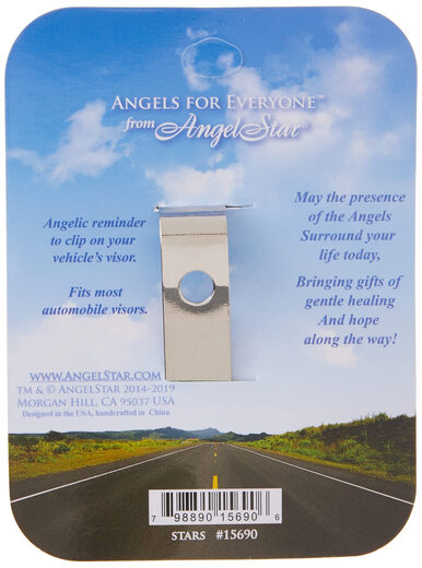 
AngelStar 15690 Star Sanitary Visor Clip, 21/2 inches