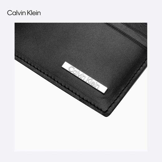 Calvin KleinJeans 25 Spring and Summer New Men's Business Leisure ck Multi-card Cowhide Leather Certificate Card Pack Gift 4D1017G