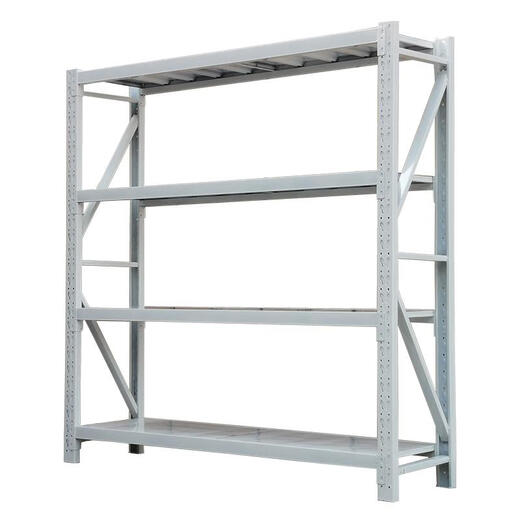 Guhao Warehouse medium-sized shelf length 200*width 60*height 200cm white four-layer main rack 240kg/layer thickened storage warehouse free combination warehouse storage rack multi-functional display rack