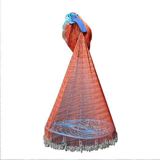 God Shark 2.1-meter chain-type tire line Frisbee hand-thrown fishing net hand-thrown fishing net to catch fish easy-throwing spinning net