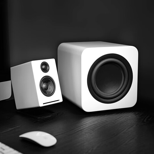 Audioengine state subsidy Sub6 computer audio subwoofer heavy bass 6-inch active subwoofer speaker home TV subwoofer high volume arctic white