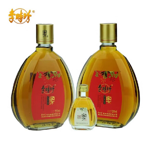 Сборник Materia Medica Li Shizhen Homemed Wine 500 мл*2 Подарочный пакет бутылок 30%VOL 1050 мл 1 коробок
