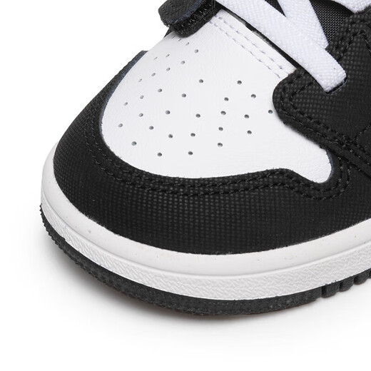 NIKE官方正品  2024新款运动鞋JORDAN 1 MID时尚婴童鞋学步鞋休闲鞋 FQ1283-001 21