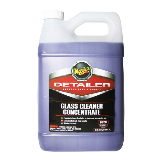 Meguiars Autoglasreiniger, klarer Wischreiniger, Auto-Ölfilm-Dekontaminationswäsche für die Windschutzscheibe, G8224, Glasreiniger, D12001 Gallonen Wasserverhältnis