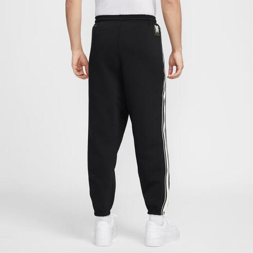 耐克（NIKE）男子透气舒适休闲裤加绒篮球裤潮流卫裤宽松直筒运动长裤 HJ3884-010 4XL