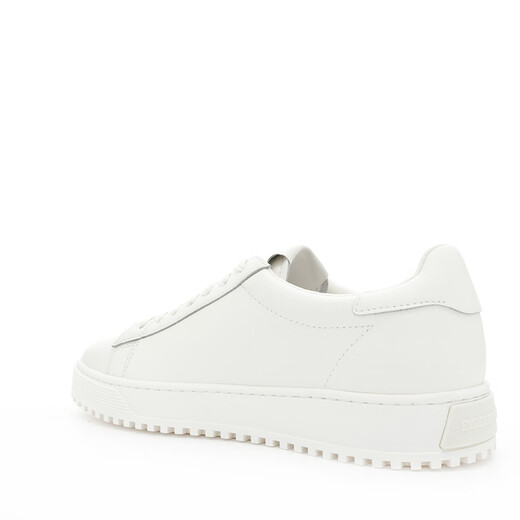 ARMANI/Armani EA Men's fashionable and versatile white shoes low top genuine leather casual shoes X4X690 XF846 Black 2 42.5