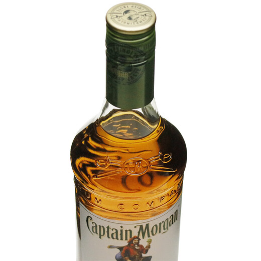 摩根船长（Captain Morgan）洋酒 摩根船长牙买加朗姆酒 烘焙辅料调酒基酒 摩根船长青苹果风味朗姆配制酒