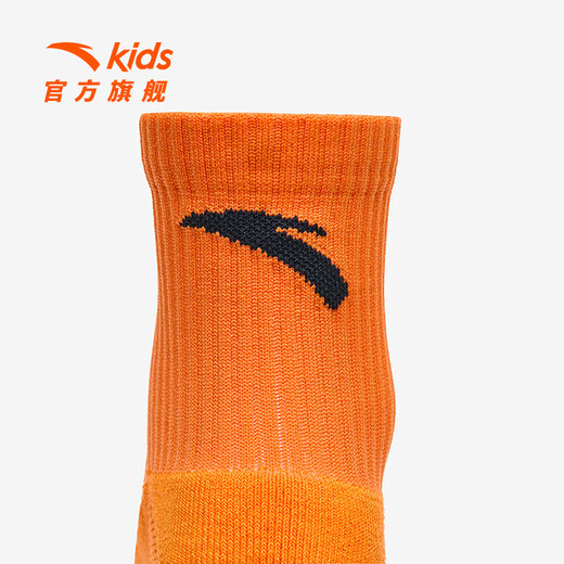 ANTA Children's Socks 3 Pairs Girls Spring and Autumn Comfortable Breathable Socks Children's Socks Anti-odor Socks 3 Pairs Brown/Black/White-1 9-12 Years Old (XL)