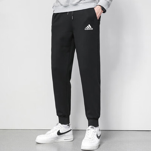 阿迪达斯 （adidas）官网官方男裤子 25秋季新款运动裤跑步训练健身裤子棉质透气宽 GK9226 S 175
