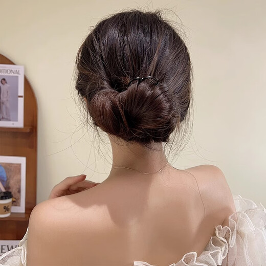 Xiang Wan 3-piece set of hairpins and hairpins for lazy people to fix their hair, ball head inserts, combs, hairpins, hairpins, U-shaped clips