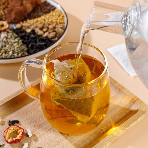 北京同仁堂玉米须桑叶茶青钱柳叶葛根橘皮牛蒡根栀子养生茶改善血压高血脂高 青钱柳玉米须茶 5盒【三盒价】巩固装
