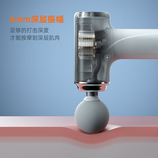 Sports fascia gun Xiaomi same style massager shoulder and neck massager neck mask gun mini professional grade portable fitness muscle relaxation birthday Christmas gift practical for men and women 15kg large thrust Qingfeng green + 6 levels adjustable