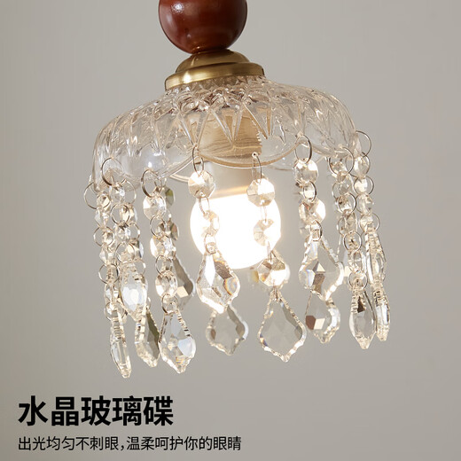 Sellen Hill Light Luxury Asle Corridor Corridor Corridor Modern Impeste simple Entrée Entrée Balcon Lampe Crystal French Crystal Chandeliers 2025 9227 ALIST ET LOINS-TROIS COULEURS Pour changer la lumière