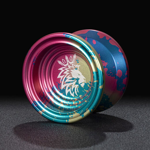 Timini beginners live sleep yo-yo, firepower teenager king professional yo-yo game special yo-yo children, demon seed black and red live sleep (recycling at once) +10 ropes